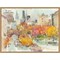 Autumn in New York - Study III by Samuel Dixon 24-in. W x 18-in. H. Canvas Wall Art Print Framed in Natural